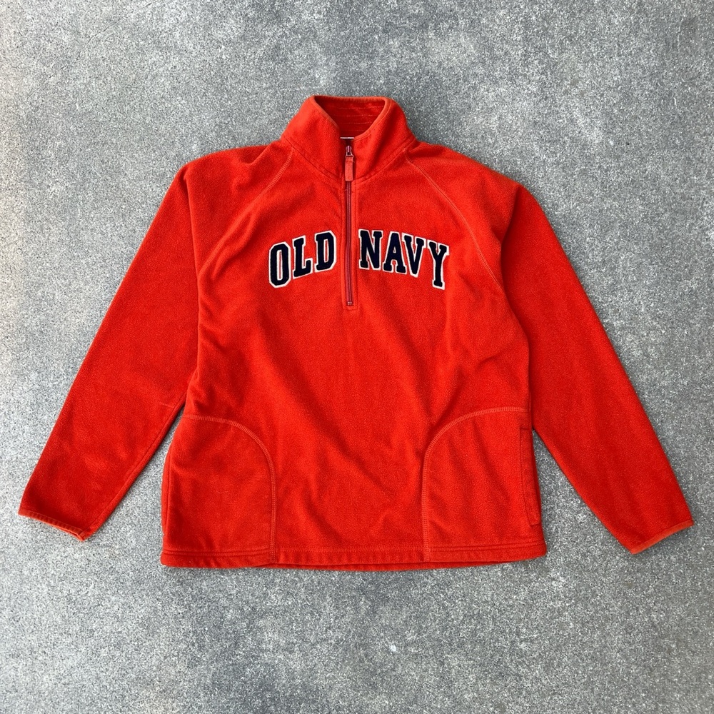 Vintage Old Navy Quarter Zip Fleece Jacket
